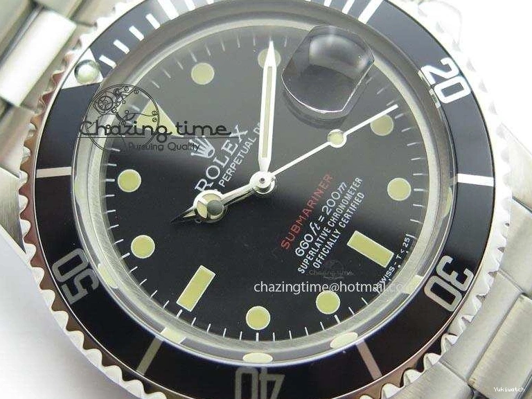 (Superlumed 200m Dial Hands) And black Best 1680 Edition Submariner 660ft A2836 Vintage 0215